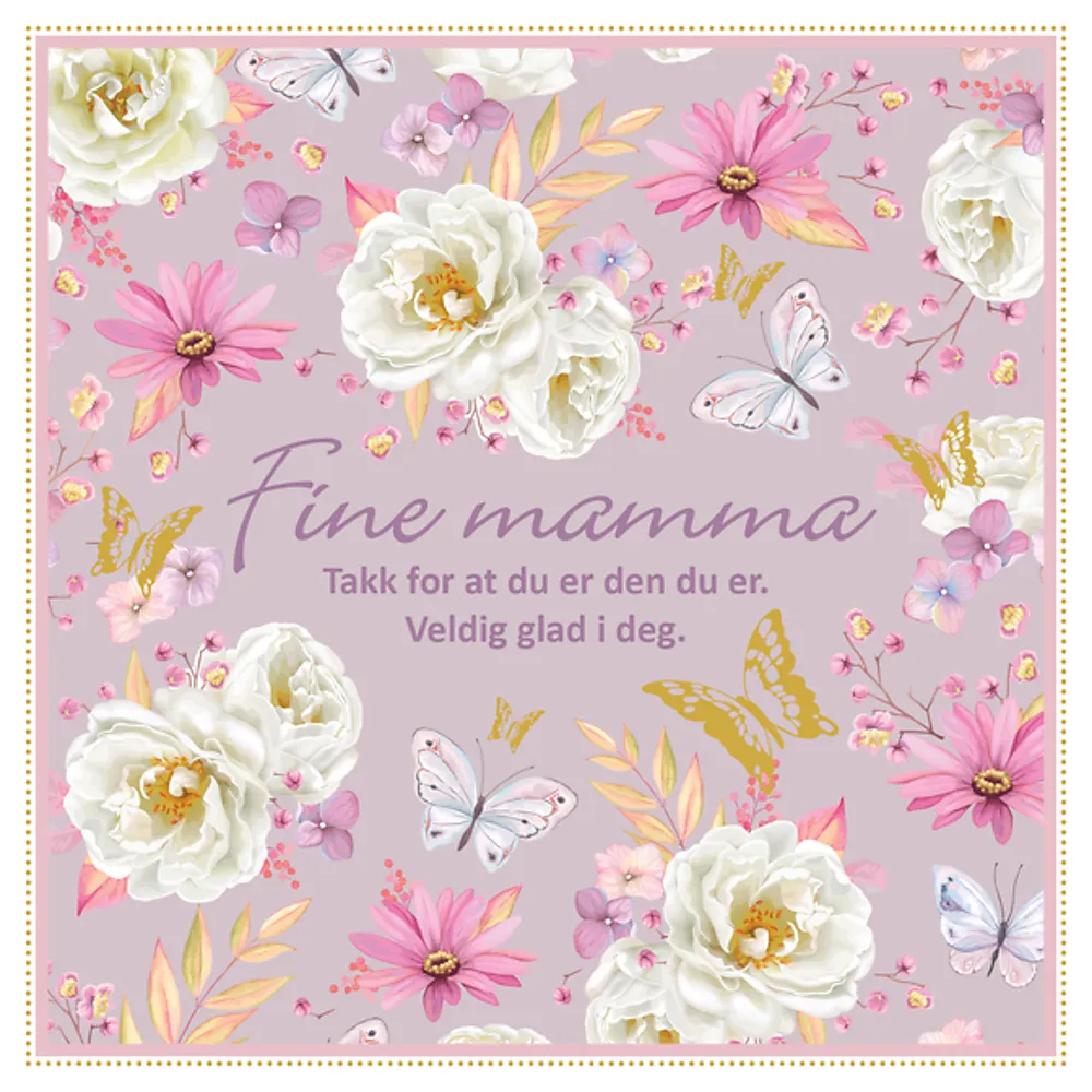 Kort doble Fine mamma