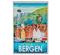 Magnet Bergen retro