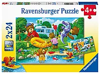 Puslespill 2x24 Bjørnefamiliens campin