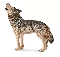 Figur Collecta Gråulv som uler 8,5 cm
