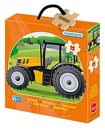 Trepuslespill 15 Traktor