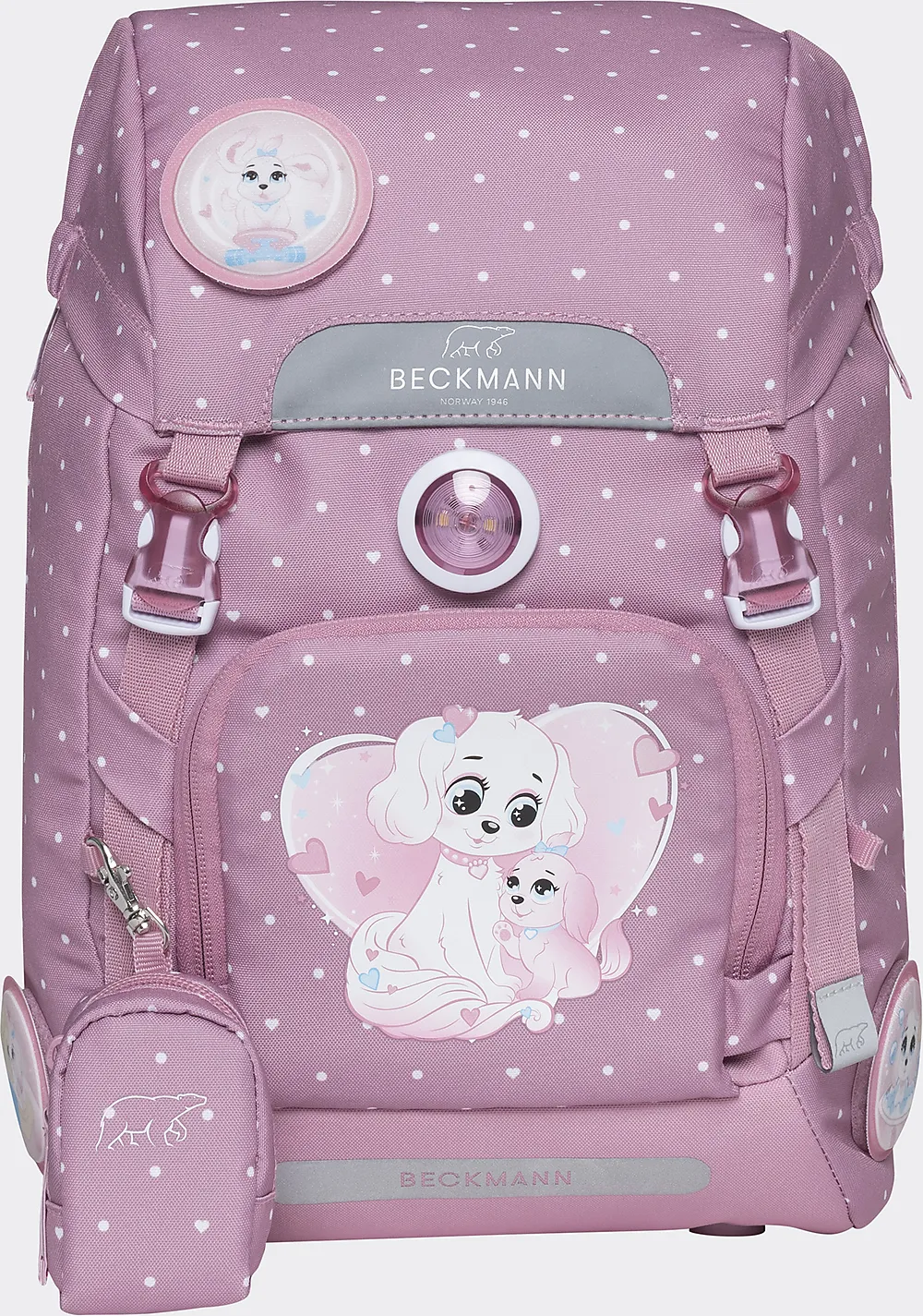 Sekk Beckmann 22L ClassicPet friend rosa