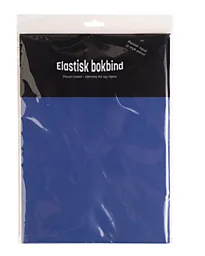Bokbind elastisk til mykt omslag blå
