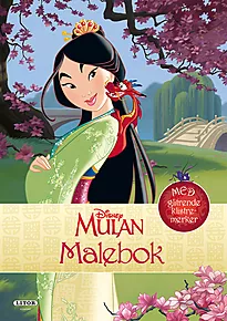 Malebok WD Mulan m/klistremerker