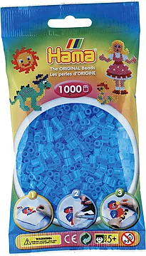 Perler Hama Midi 1000 stk aqua klar
