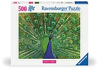 Puslespill 500 Påfugl
