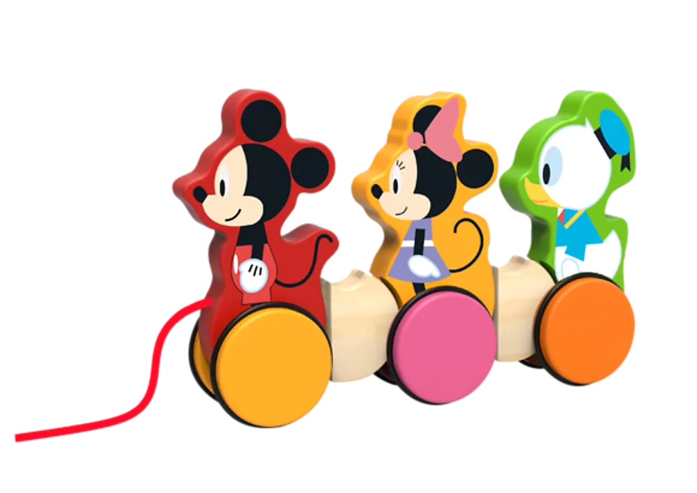Trekkleke Mickey i tre