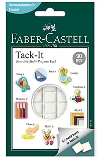 Heftemasse FABERCASTELL Tack-it 50g hvit