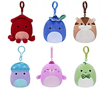 Bamse Squishmallows clip 9cm S17 ass
