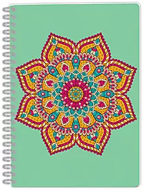 Spiralhefte A5 mandala m/perlekunst