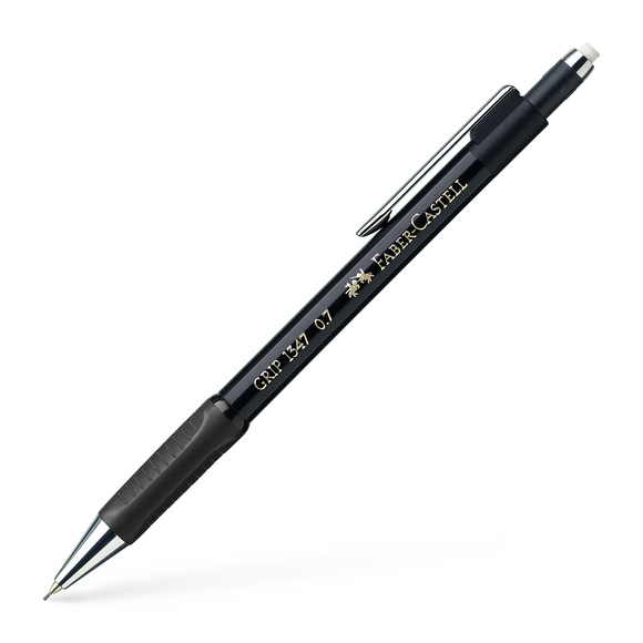 GRIP 1347 - Mekanisk blyant - 0.7 mm - retraktil - med viskelær