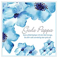 Kort doble Gode pappa