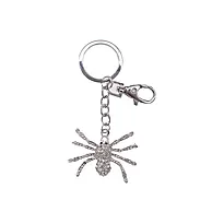 Nøkkelring bag charm edderkopp