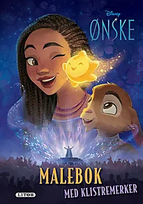 Malebok Wish m/klistremerker
