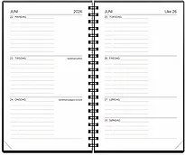 Studentkalender GRIEG XL 26/27 sort