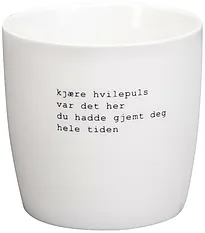 Krus Trygve Skaug hvit Kjære hvilepuls