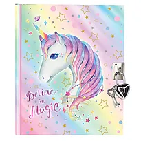 Dagbok m/lås Tinka unicorn