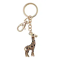 Nøkkelring bag charm sjiraff
