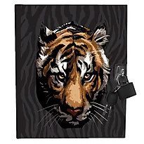 Dagbok m/lås tiger