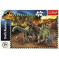 Puslespill 200 Jurrasic Park Dinosaurer