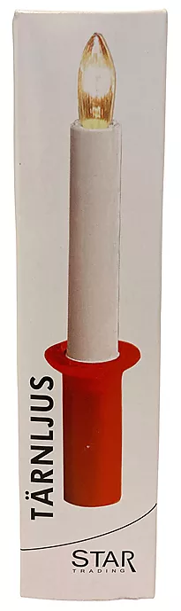 Lucialys 18cm rød (ikke inkl batteri)