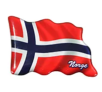 Magnet norsk flagg