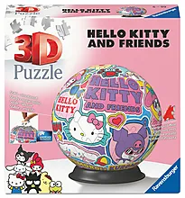 Puslespill 3D 72 Puzzle-Ball Hello Kitty