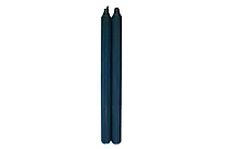 Kronelys 29cm petrolblå