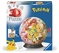 Puslespill 3D 72 Pokémon Multicharacter