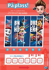 Aktivitetsbok Paw Patrol