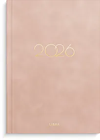 Dagbok GRIEG Libra Colore 2026 rosa