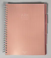 Notatbok ARK A4 5 index 150 blad rosa