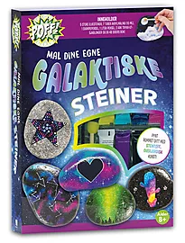 Hobbysett: bok og galaktiske steiner