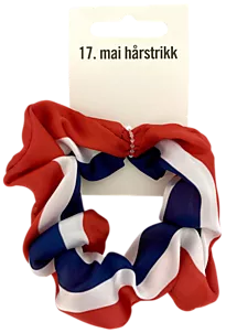 Hårstrikk 17.mai trio tekstil m/strikk