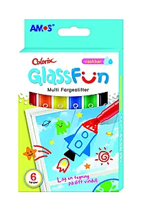Fargestifter for vindu 6 stk