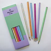Blyanter 6 pk fargerik