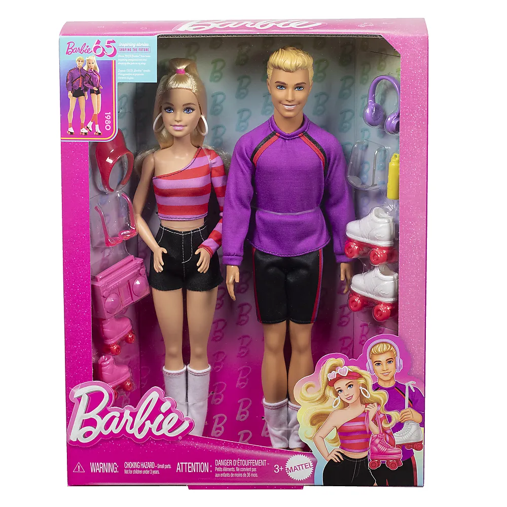 Dukke Barbie Fashionista Barbie&Ken 2pk