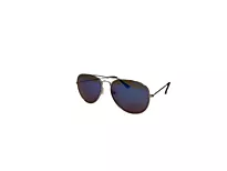 Solbrille Pilot sølv blå speilglass