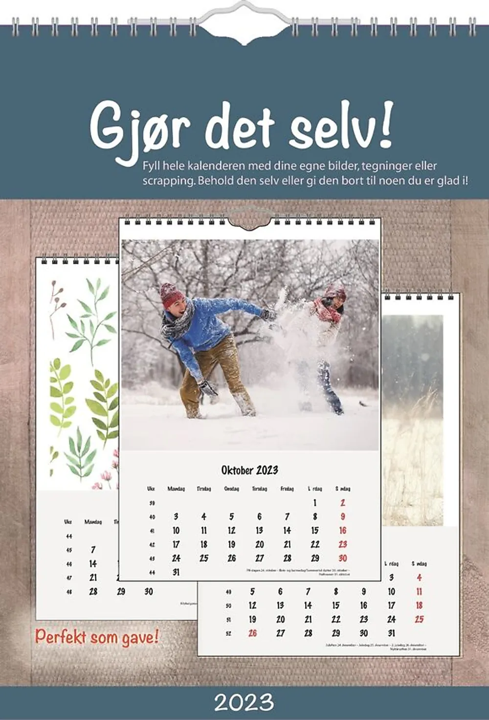 Veggkalender Gjør det selv 7.sans A4