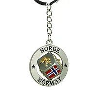 Nøkkelring terning flagg/troll/elg/vik.