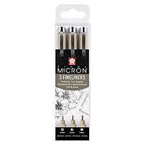 Filtpenn Sakura Pigma Micron 3stk sort