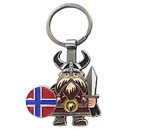 Nøkkelring viking m/sverd metall