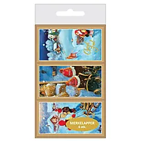 Merkelapper jul J.J. 6pk 3 design i eske