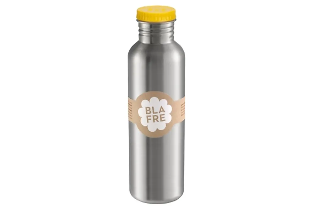 Stålflaske 750ml gul
