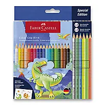 Fargeblyant FC dinosaur 24 +stickers