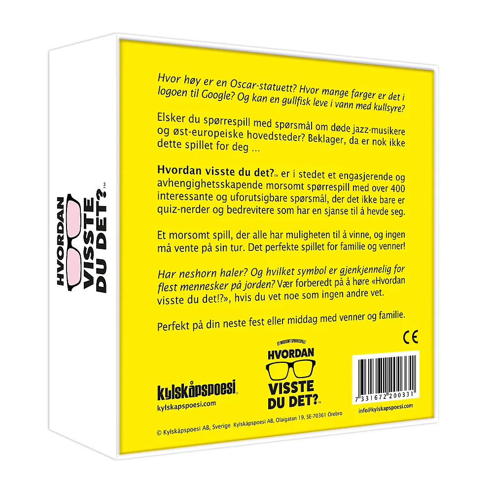 Hvordan visste du det
