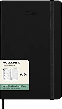 Kalender 2026 Hard Uke Notat Black