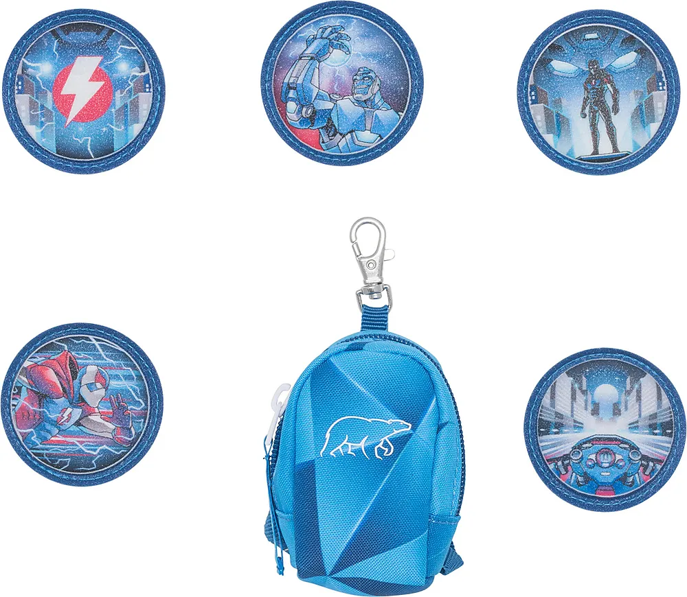 Buttonbag Beckmann Blue Lightning