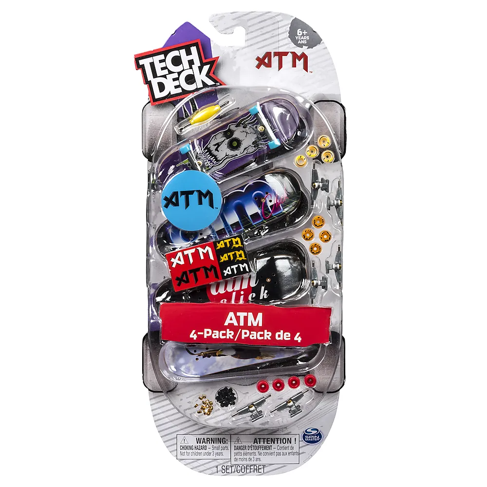 Fingerbrett Tech Deck Skate 4pk ass.