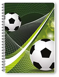 Spiralhefte Fotball A4